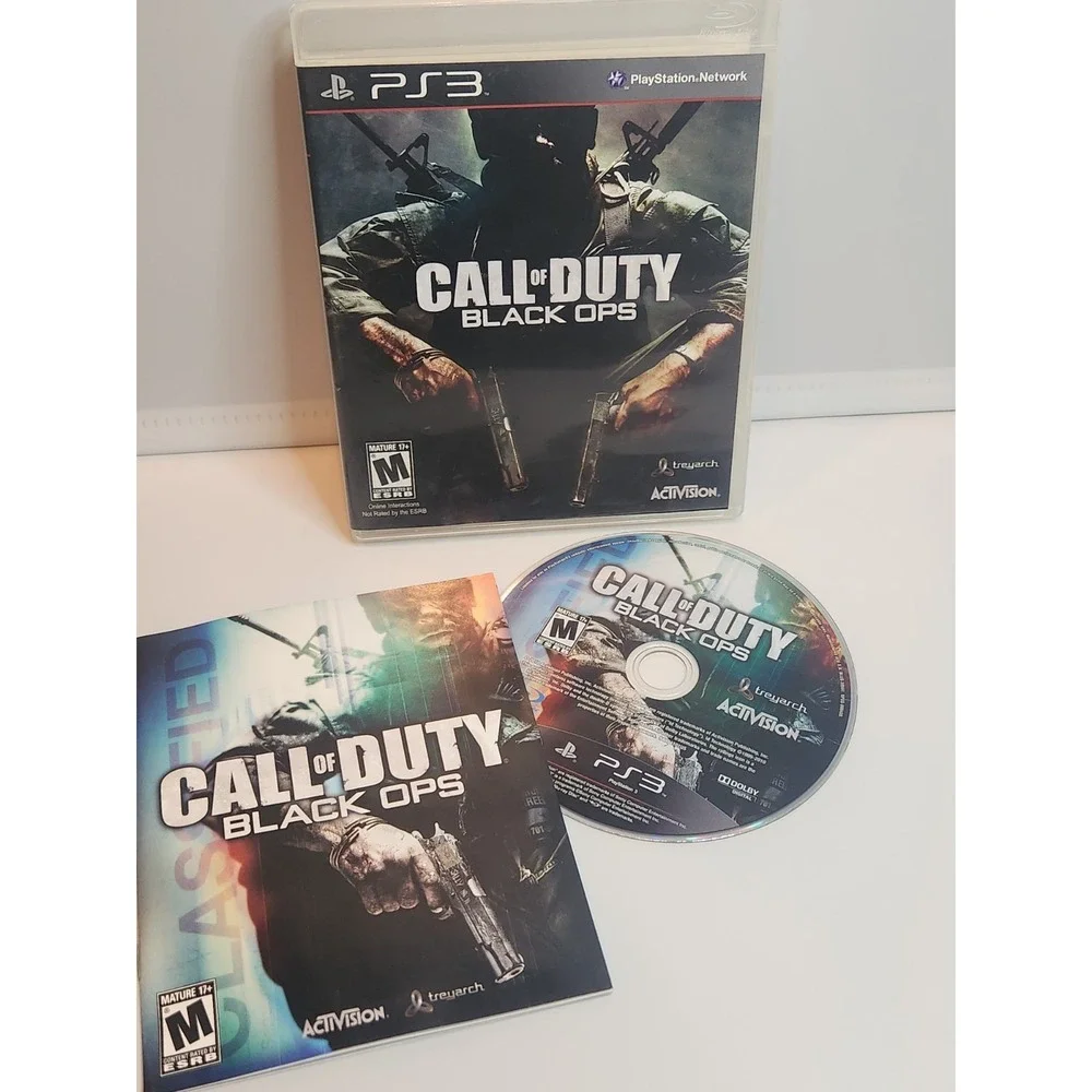 Call of Duty Black Ops PS3 Video Game Tested Activision